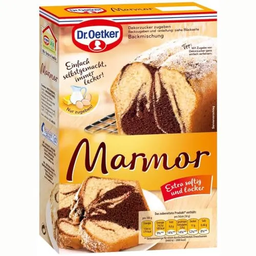 Dr. Oetker Marmorkuchen extra saftig und locker 400g von Dr. Oetker