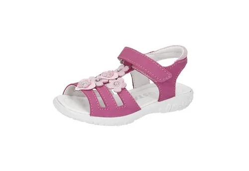 RICOSTA Mädchen Riemchensandalen Chica, Weite: Mittel (WMS) - Bequeme Riemchensandalen für Mädchen von RICOSTA. Ideal für Freizeitaktivitäten, mit praktischem Klettverschluss und hochwertigem Leder für angenehmen Tragekomfort.