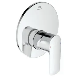 Ideal Standard Brausearmatur Connect Air Unterputz Chrom - Wannenarmatur im Slim-Design, ideal für elegante Badezimmerlösungen. Mit permanenter Temperaturmarkierung und Dicht-Fix-System für optimalen Feuchtigkeitsschutz.