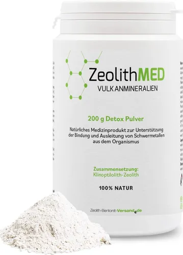 Produktbild Zeolith MED Detox Pulver 200g Medizinprodukt
