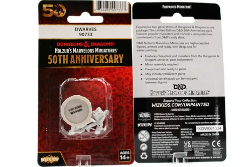 WZK90733 - D&D Nolzur's Marvelous - Unpainted 50th Anniversary - Dwarves