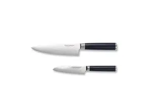 Echtwerk Damaszener Messer Set - 2-tlg. Kochmesser & Santokumesser, 67-Lagen Damaststahl für außergewöhnliche Schärfe und Haltbarkeit