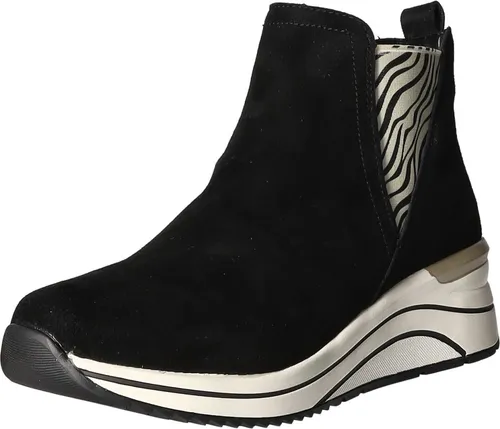 Remonte Damen Stiefel D0T75-03 in Schwarz, Größe 42 - Wanderschuhe mit hochwertigem Nubukleder und Wechselfußbett für individuellen Komfort. Ideal für stilvolle Outfits und den Alltag, mit praktischem Reißverschluss und trendigem Design.