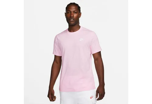 Nike Sportswear T-Shirt M NSW CLUB TEE Regular Fit Kurzarm Rundhalsausschnitt rosa XL (56/58) - Sportliches T-Shirt aus 100% Baumwolle, ideal für den Alltag. Der Rundhalsausschnitt und der reguläre Schnitt sorgen für hohen Tragekomfort. Perfekt für aktive Tage!