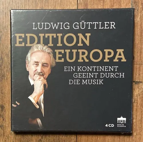 Ludwig Güttler Edition Europa - Ein Kontinent geeint durch Musik CD - CD mit beeindruckenden Melodien von Ludwig Güttler, die Europa musikalisch vereinen – ideal für Liebhaber klassischer Musik.