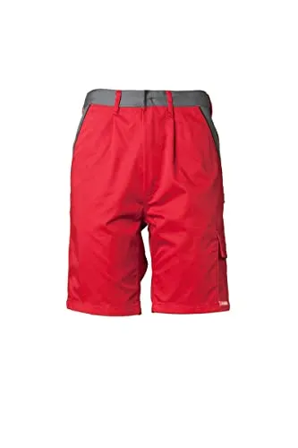 Planam 2376060 Herren Highline Shorts, rot schiefer schwarz, Größe 60
