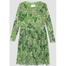 s.Oliver Minikleid Gemustertes Kleid aus Mesh in Grün in grün von s.Oliver