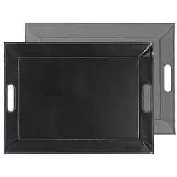 freeform Tablett DUO - 2-farbiges Wendetablett - Tabletts - Wendetablett aus pflegeleichtem Kunstleder, ideal für vielseitige Nutzung und platzsparendes Verstauen