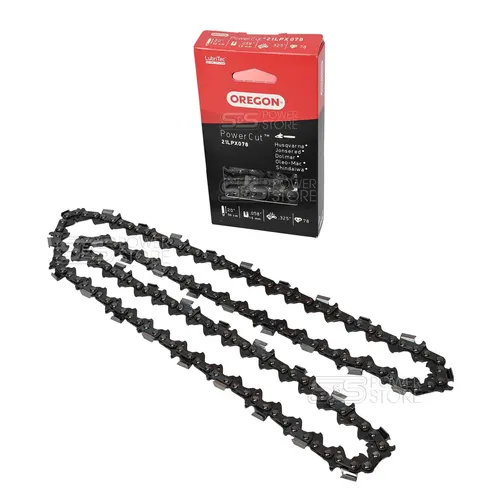 Oregon Kette 325 1,5 VM mit SG, 21LPX078E - Kettensägenkette für präzises Schneiden, hergestellt aus hochwertigem Material für Langlebigkeit und optimale Leistung.