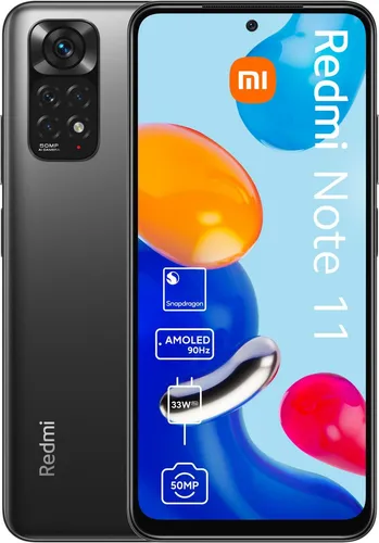 Xiaomi Redmi Note 11 Dual SIM 4GB RAM 64 GB grau Smartphone