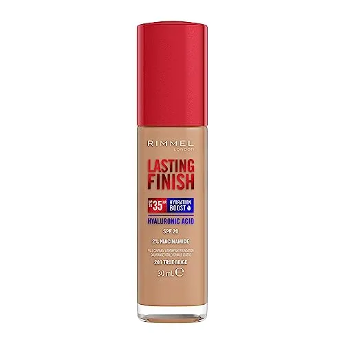 Rimmel London, Lasting Finish Foundation 203 True Beige, 30 ml