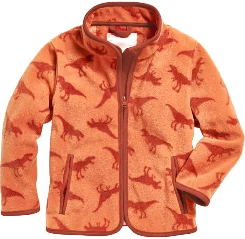 Playshoes Fleece-Jacke Unisex Kinder Outdoor-Oberteil, Dinos, 80