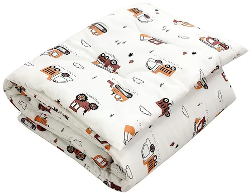 TupTam Kinderbettdecke Set 2tlg. für gesunden Schlaf - Bettdecken Set für Kinder, 135 x 100 cm, mit atmungsaktiver Baumwolle und antiallergischer Füllung für ganzjährigen Komfort und Geborgenheit.