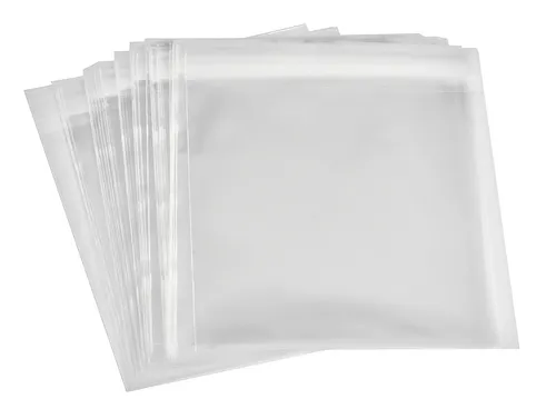 VBS Schutzhüllen für Karten, selbstklebend, 13,3 x13,3cm, 50 Stück