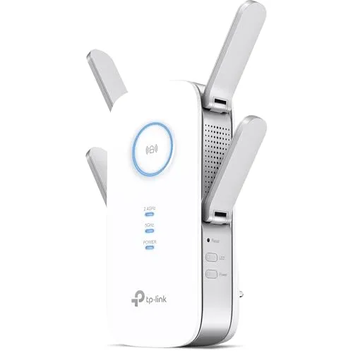 TP-LINK RE650 AC2600 - Dualband WLAN Repeater mit 4 Antennen, optimale Reichweite und ideal für 4K-Streaming und Gaming
