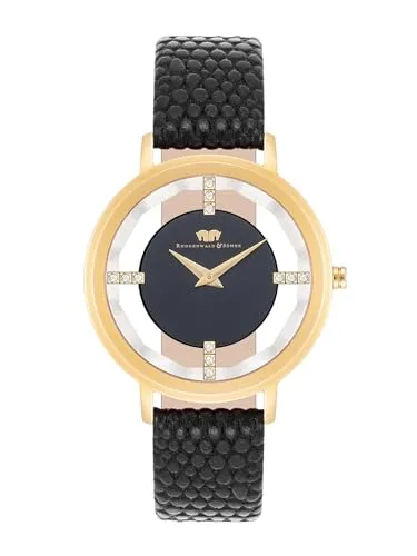 Rhodenwald & Söhne Quarzuhr Lucrezia schwarz - Elegante Armbanduhr mit Quarzwerk, wasserdicht bis 3 bar und strapazierfähigem Edelstahlgehäuse. Perfekt für stilbewusste Damen.