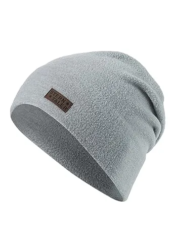 Sterntaler Baby Jungen Slouch-Beanie Melange Mütze - Kinderbeanie, Babymütze aus Microfleece - Rauchgrau, 49