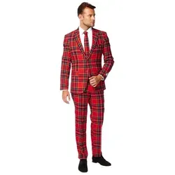 Opposuits Partyanzug The Lumberjack in rot von OppoSuits