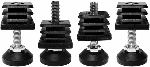 Verstellbare Schrauben mit quadratischem Einsatz 4 Stück