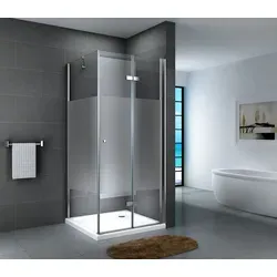 Duschtrennung Teilsatiniert 80 x 190 cm – Elegant & Praktisch