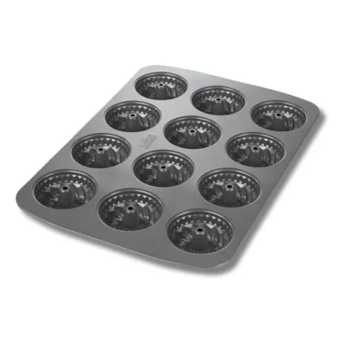 Birkmann Mini-Gugelhupfblech Easy Baking - Antihaftbeschichtetes Mini-Gugelhupfblech aus Metall, ideal für kreative Backideen und einfaches Lösen der Backwaren. Perfekt für kleine Gugelhupfe!