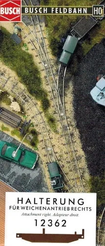 Busch  12362  1 Halterung rechts H0f  NEU/OVP