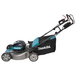 Makita Akku-Rasenmäher LM002GT204 - 40 V, 53 cm Schnittbreite - Rasenmäher für kabellosen Einsatz mit 1.900 W Leistung, 70 l Fangkorb und effizienten Akku-Technologie für müheloses Mähen.