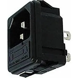 Velleman Kaltgeräte-Steckverbinder - Stecker - Chassis - Mit Sicherung (PSCM2A)