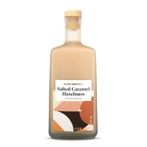 Schladerer SALTED CARAMEL Haselnuss Sahne-Liqueur