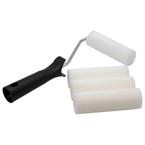 Produktbild Lackierroller Set 5tlg. Ersatz Schaumwalzen Lackwalzen Lackierrolle (2,99€/1Stk)
