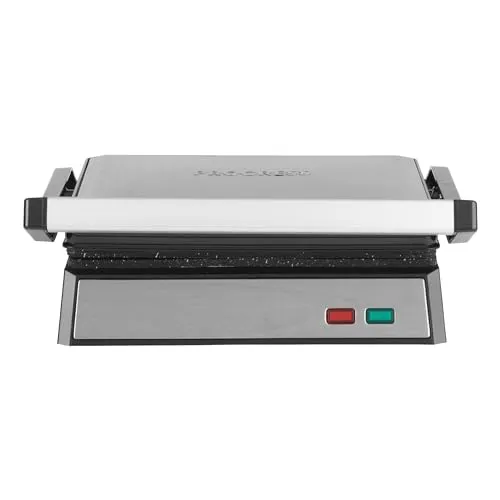 Progress 2in1-KONTAKTGRILL 1000W - Tischgrill und Sandwichmaker - Vielseitiger 2in1 Kontaktgrill mit 1000W Leistung, ideal für Grillabende und leckere Sandwiches, perfekt für jede Küche.