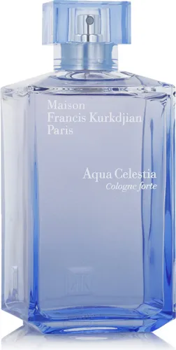 Maison Francis Kurkdjian Aqua Celestia Cologne forte 200 ml - Eau de Parfum mit fruchtigen Noten von Bergamotte und Jasmin, der eine klare, erfrischende Aura entfaltet – ideal für einen belebenden Duftmoment.