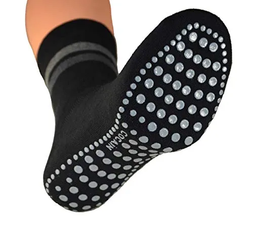 Cocain Thermo Socken 2er oder 4er Pack - Herrensocken mit ABS Noppen, hohe Wärme und Komfort durch Frottee, ideal für kalte Tage, ohne Gummi für perfekten Sitz, in dunklen Farben erhältlich.