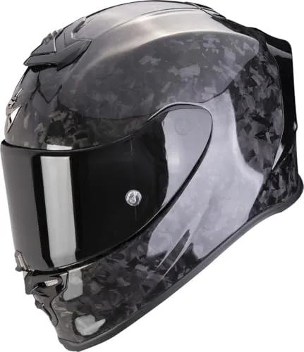 Scorpion Integralhelm EXO-R1 EVO Carbon Air ONYX schwarz glänzend L 59/60 - Motorradhelm aus hochwertiger Carbonfaser, bietet optimalen Schutz und leichten Tragekomfort. Ideal für unisex Erwachsene mit einem stilvollen Design.