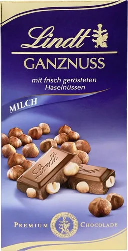 Lindt Ganznuss Schokolade 100g in braun von Lindt