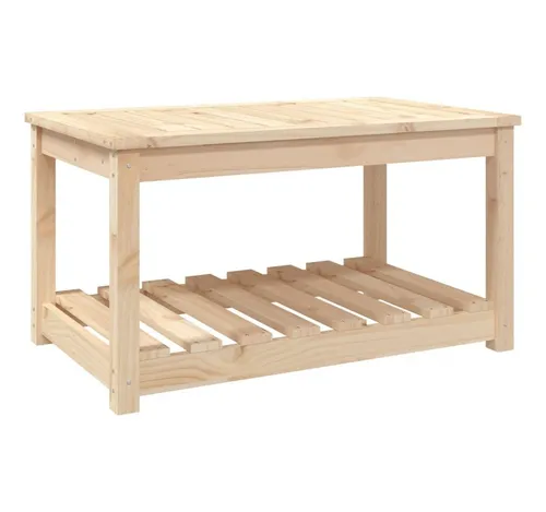 furnicato Gartentisch aus massivem Kiefernholz 82,5 x 50,5 x 45 cm natur (1-St)