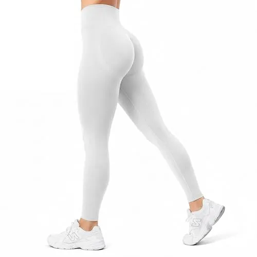 Smilodox Leggings Shayla – High Waist Yogahose mit Push-up-Effekt - Nahtlose und enganliegende Booty Scrunch Sporthose, die feminine Form und Funktion vereint. Atmungsaktiv und schnelltrocknend für ein angenehmes Workout-Erlebnis.