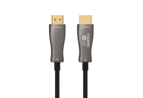 ProfiPatch ProfiPatch HDMI Glasfaserkabel 4K60Hz UHD 30m schwarz AOC Goldkontakt HDMI-Kabel