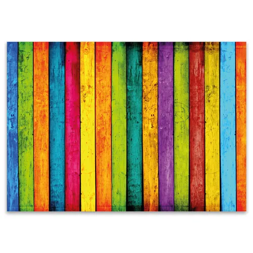 Tischsets mit bunter Holzoptik I dv_507 I DIN A3 I Platzsets Platzdecken 100