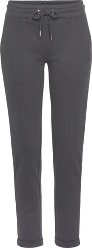H.I.S Damen Sweathose, Gr. 36/38, anthrazit - Modische knöchellange Schlupfhose von H.I.S. mit elastischem Bund, Aufschlagsaum und seitlichen Taschen. Perfekt für gemütliche Stunden zu Hause. Ideal für Loungewear und Freizeit.