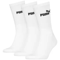PUMA Freizeitsocken (3-Paar) Atmungsaktiv, feuchtigkeitsregulierend, Stretchanteil weiß 43-46