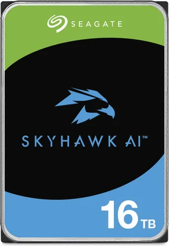 Seagate Skyhawk Ai 16TB Festplatte mit 5 Jahren Garantie - Leistungsstarke 16TB 3.5