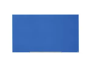 Nobo Glastafel Diamond magnetisch 1883x1059mm blau - Präsentationstafel aus gehärtetem Sicherheitsglas, extrem leicht zu reinigen und mit überragenden Löscheigenschaften. Ideal für professionelle Präsentationen.