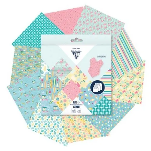 CLAIREFONTAINE ORIGAMI PAPIER CALIFORNIA 3 FORMATE 10x10 15x15 20x20 CM