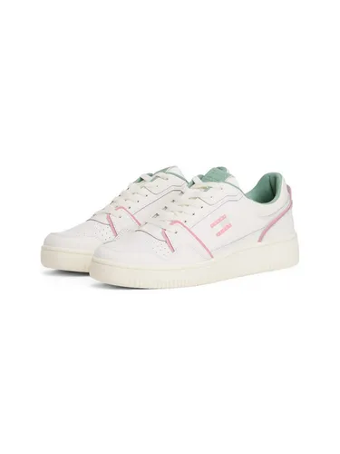 Tommy Jeans TJW RETRO BASKET SNEAKER Plateausneaker, Freizeitschuh, Halbschuh, Schnürschuh mit geprägter Logoflagge