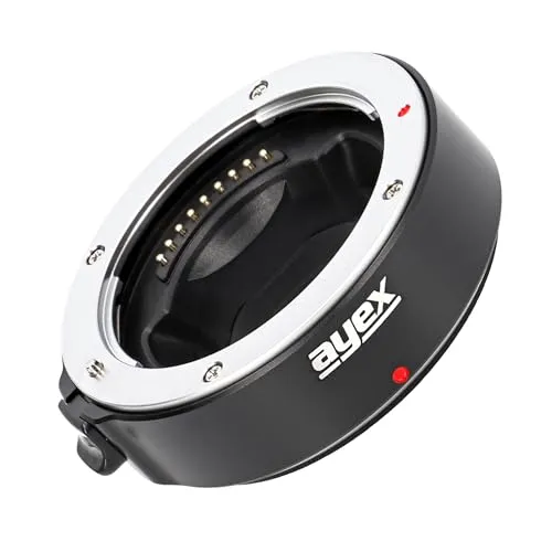 ayex Objektivadapter AF Autofokus - Retroadapter für Olympus 4/3 Objektive an Micro 4/3 Kameras, mit hochwertigem Design für optimale Signalübertragung und automatischer Fokussierung.