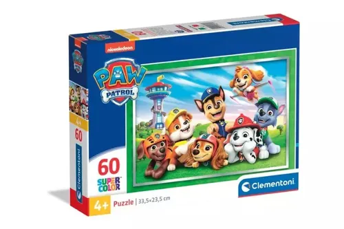 CLE puzzle 60 SuperKolor Paw Ptrol 26071 Clementoni 8005125260713