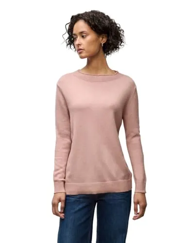 STREET ONE Strickpullover mit feiner Rollkante