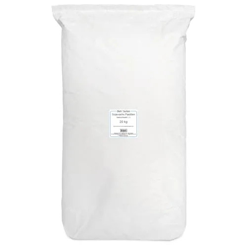 DistrEbution Sojawachs Pastillen für Kerzen 20kg - Vegan und Natürlich - Hochwertiges Sojawachs für kreative Kerzenbastler: 100% natürlich, biologisch abbaubar und nachhaltig. Ideal für rußfreie, langanhaltende Teelichter und Duftkerzen – einfach zu verarbeiten!