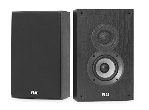ELAC Debut 2.0 OnWall-Lautsprecher OW4.2, Wandlautsprecher für Musikwiedergabe über Stereo-Anlage, 5.1 Surround-Soundsystem, exzellenter Klang und hochwertiges Design, 2 Lautsprecher
